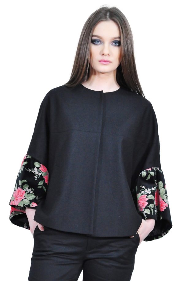 Jacheta neagra eleganta de dama, RVL