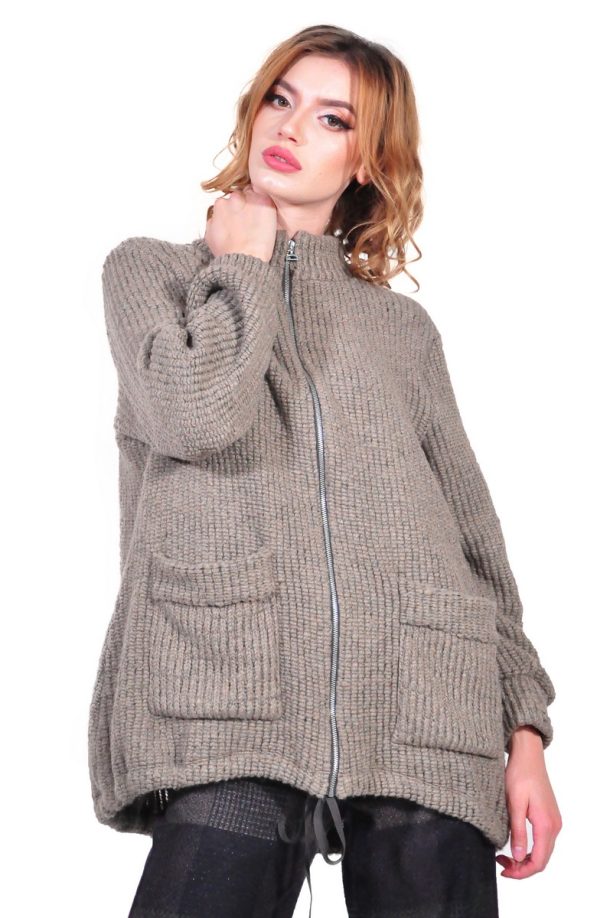 Cardigan de dama, bej