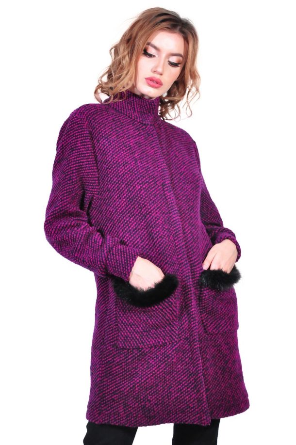 Cardigan de dama, roz