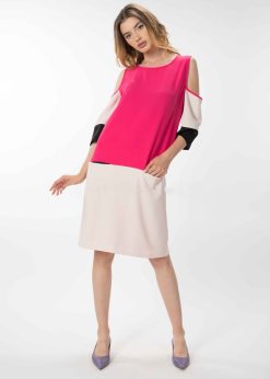 Rochie roz-ciclam RVL