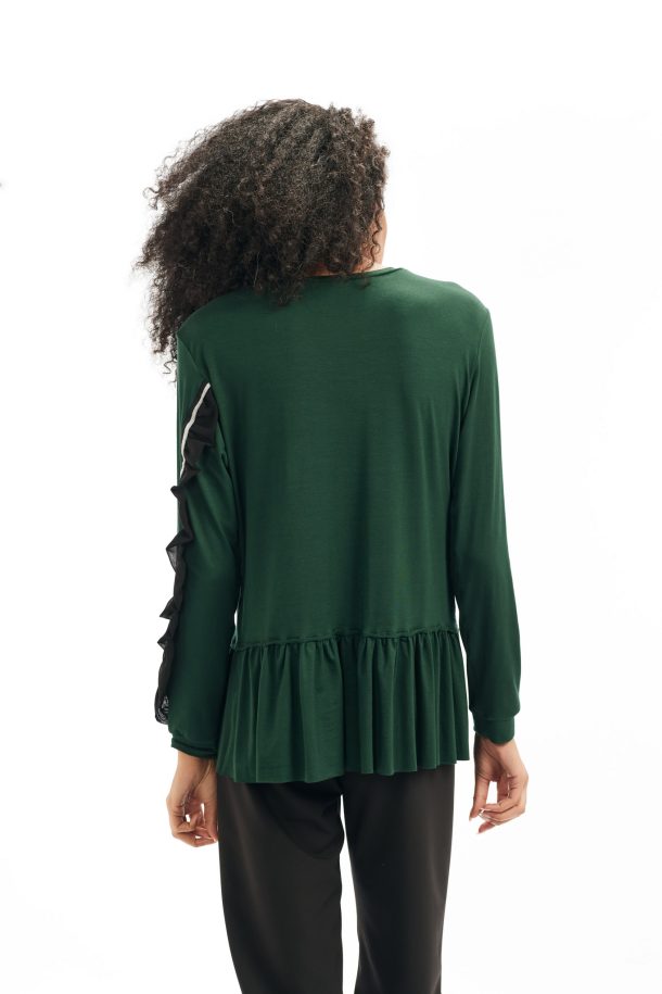 Bluza dama verde inchis