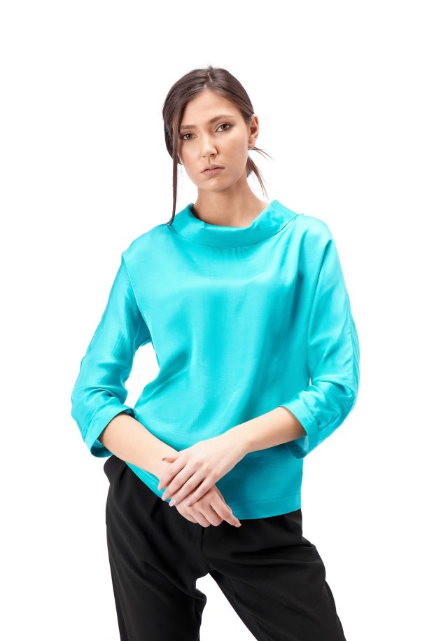 Bluza turcoaz RVL